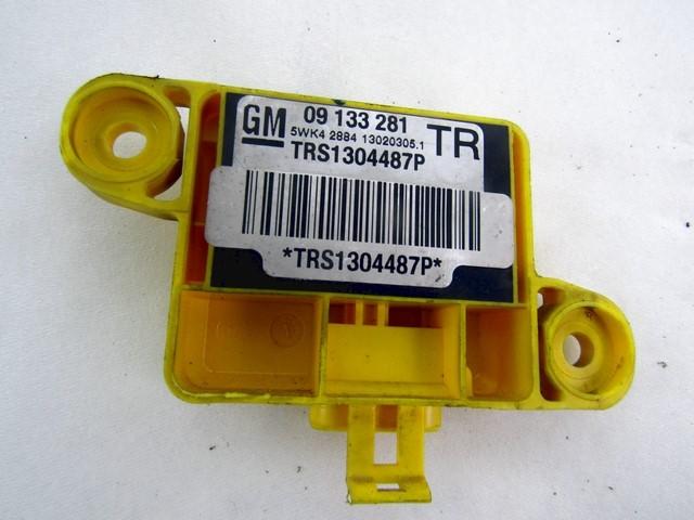 AIRBAG SENZOR OEM N. 9133281 ORIGINAL REZERVNI DEL OPEL ASTRA G T98 5P/3P/SW (1998 - 2003) DIESEL LETNIK 2002