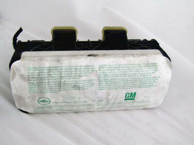 KIT AIRBAG KOMPLET OEM N. 14182 KIT AIRBAG COMPLETO ORIGINAL REZERVNI DEL OPEL ASTRA G T98 5P/3P/SW (1998 - 2003) DIESEL LETNIK 2002