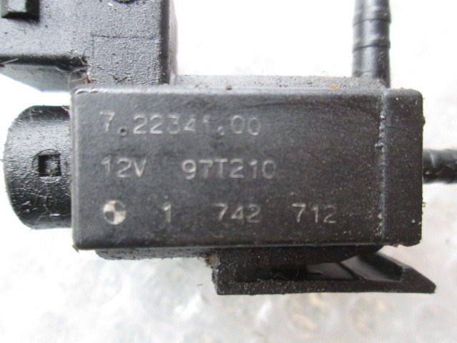 ELEKTROVENTIL  OEM N. 11741742712 ORIGINAL REZERVNI DEL BMW SERIE 5 E39 BER/SW (1995 - 08/2000) DIESEL LETNIK 1997