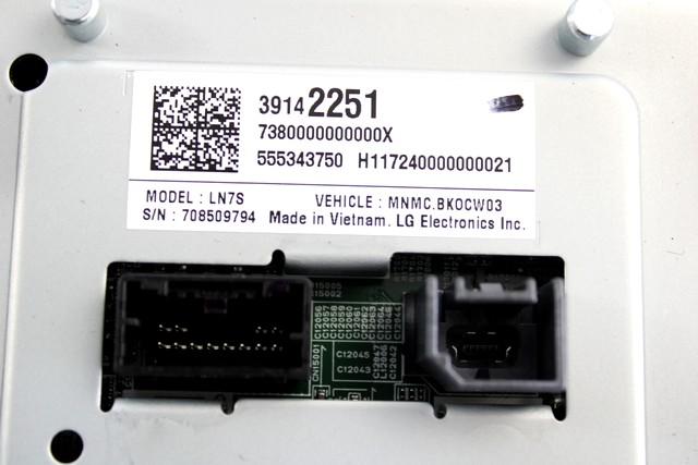 NAVIGCIJA  OEM N. 39142251 ORIGINAL REZERVNI DEL OPEL KARL C16 (2015 - 2019)BENZINA/GPL LETNIK 2018