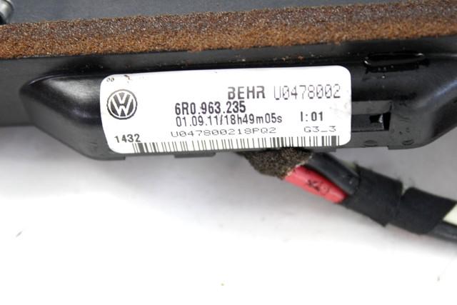 HLADILNIK ZA GRETJE OEM N. 6R0963235 ORIGINAL REZERVNI DEL VOLKSWAGEN POLO 6R1 6C1 (06/2009 - 02/2014) DIESEL LETNIK 2011