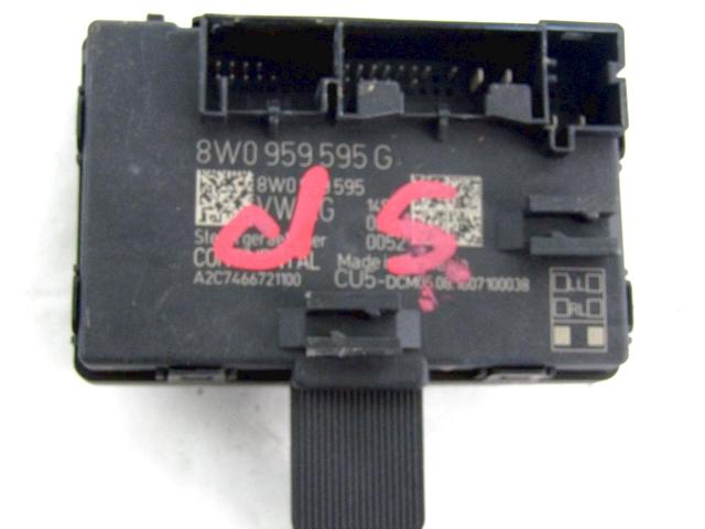 RACUNALNIK VRAT IN STEKEL OEM N. 8W0959595G ORIGINAL REZERVNI DEL AUDI A4 B9 BER/SW/ALLROAD (2015 - 2019)DIESEL LETNIK 2016