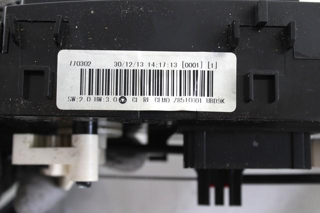 NADZOR KLIMATSKE NAPRAVE OEM N. 9675400180 ORIGINAL REZERVNI DEL CITROEN C3 MK2 SC (2009 - 2016) DIESEL LETNIK 2014