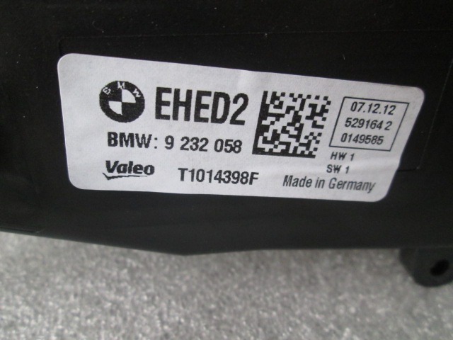 HLADILNIK ZA GRETJE OEM N. 64119232058 ORIGINAL REZERVNI DEL BMW SERIE 3 F30/F31 BER/SW (2012 - 2019) DIESEL LETNIK 2013