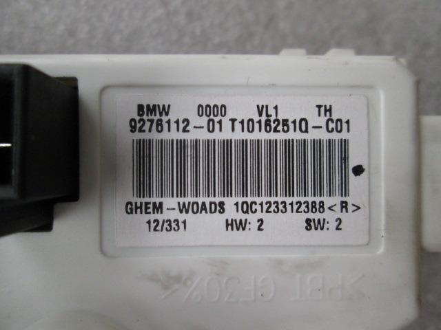 REGULATOR PREZRACEVANJA OEM N. 64119276112 ORIGINAL REZERVNI DEL BMW SERIE 3 F30/F31 BER/SW (2012 - 2019) DIESEL LETNIK 2013