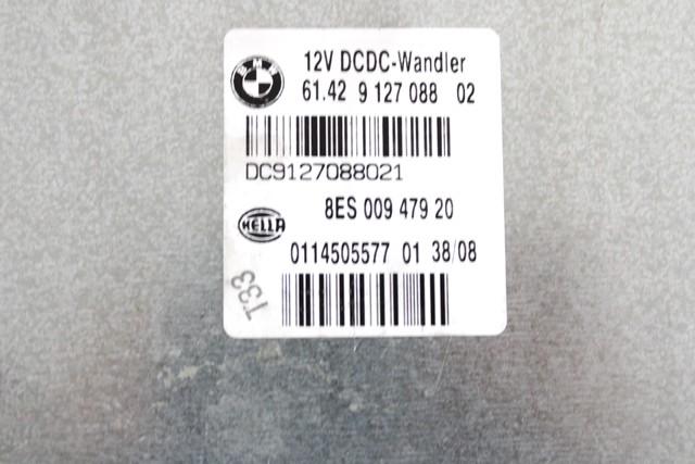 KONTROLNA ENOTA AKUMULATORJA  OEM N. 61429127088 ORIGINAL REZERVNI DEL BMW SERIE 1 BER/COUPE/CABRIO E81/E82/E87/E88 LCI R (2007 - 2013) DIESEL LETNIK 2008