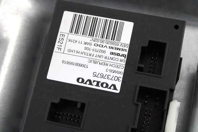 MEHANIZEM DVIGA SPREDNJIH STEKEL  OEM N. 17906 SISTEMA ALZACRISTALLO PORTA ANTERIORE ELETTR ORIGINAL REZERVNI DEL VOLVO V50 545 (2004 - 05/2007) DIESEL LETNIK 2006