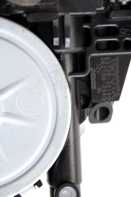 MEHANIZEM DVIGA ZADNJIH STEKEL  OEM N. 19296 SISTEMA ALZACRISTALLO PORTA POSTERIORE ELETT ORIGINAL REZERVNI DEL TOYOTA RAV 4 A3 MK3 (2006 - 03/2009) DIESEL LETNIK 2006