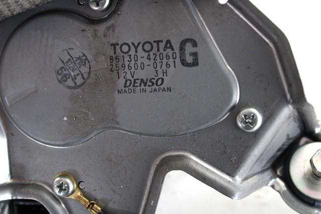 MOTORCEK ZADNJEGA BRISALCA OEM N. 85130-42060 ORIGINAL REZERVNI DEL TOYOTA RAV 4 A3 MK3 (2006 - 03/2009) DIESEL LETNIK 2006