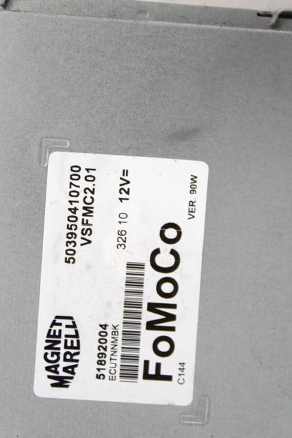 ELEKTRICNI SERVO VOLAN ENOTA OEM N. 51892004 ORIGINAL REZERVNI DEL FORD KA RU8 MK2 (2008 - 2016) BENZINA LETNIK 2011