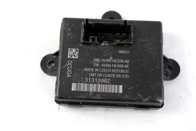 RACUNALNIK VRAT IN STEKEL OEM N. 31318962 ORIGINAL REZERVNI DEL VOLVO V60 MK1 (2010 - 2018)DIESEL LETNIK 2011
