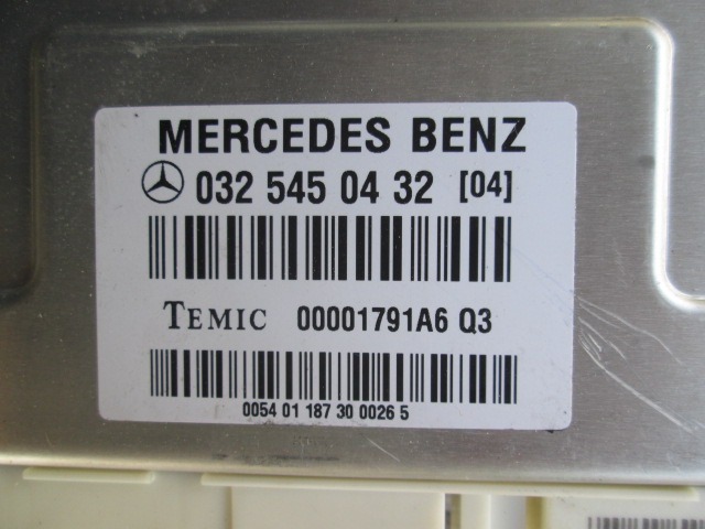 RACUNALNIK HIDRAVLICNEGA VZMETENJA  OEM N. 0000179A6 ORIGINAL REZERVNI DEL MERCEDES CLASSE SL R230 (2001 - 2008) BENZINA LETNIK 2001