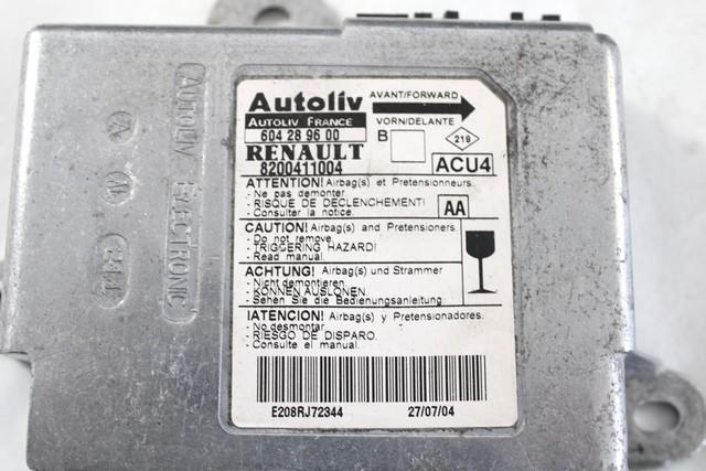 KIT AIRBAG KOMPLET OEM N. 18788 KIT AIRBAG COMPLETO ORIGINAL REZERVNI DEL RENAULT MEGANE MK2 R BM0/1 CM0/1 EM0/1 KM0/1 LM0/1 BER/GRANDTOUR  (2006 - 2009) DIESEL LETNIK 2006