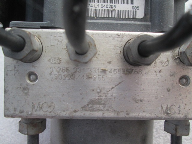 ABS AGREGAT S PUMPO OEM N. 1265231331 ORIGINAL REZERVNI DEL FIAT PUNTO 188 MK2 R (2003 - 2011) DIESEL LETNIK 2008
