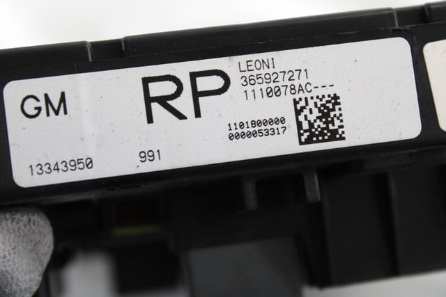 VAROVALKE/RELE' OEM N. 13343950 ORIGINAL REZERVNI DEL OPEL ASTRA J P10 5P/3P/SW (2010 - 2015) DIESEL LETNIK 2011
