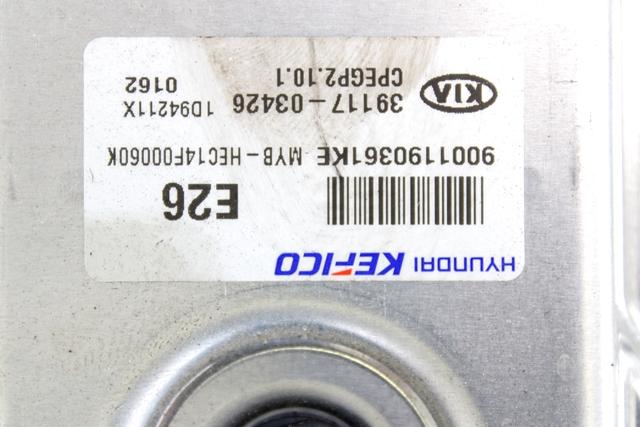 OSNOVNA KRMILNA ENOTA DDE / MODUL ZA VBRIZGAVANJE OEM N. 39117-03426 ORIGINAL REZERVNI DEL KIA STONIC YB (DAL 2017)BENZINA/GPL LETNIK 2019
