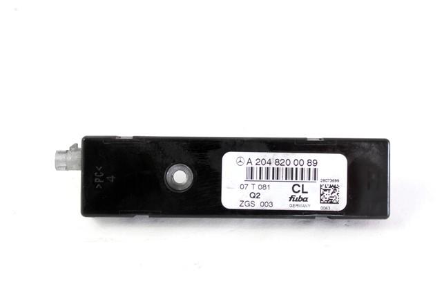 OJACEVALEC / ANTENA OEM N. A2048200089 ORIGINAL REZERVNI DEL MERCEDES CLASSE C W204 BER/SW (2007 - 2011) DIESEL LETNIK 2007