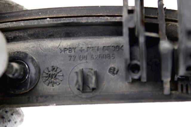 ZUNANJA KLJUKA ZADNJA LEVA VRATA OEM N. 7700426086 ORIGINAL REZERVNI DEL RENAULT CLIO BB CB MK2 R / CLIO STORIA (05/2001 - 2012) BENZINA LETNIK 2003