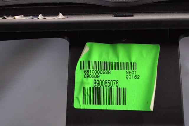 ARMATURNA PLOSCA OEM N. 681000022R ORIGINAL REZERVNI DEL RENAULT MEGANE MK3 BZ0/1 B3 DZ0/1 KZ0/1 BER/SPORTOUR/ESTATE (2009 - 2015) DIESEL LETNIK 2009