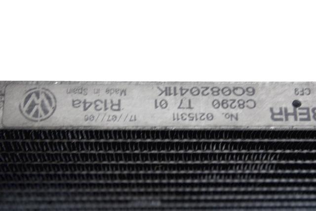 HLADILNIK KLIME OEM N. 6Q0820411K ORIGINAL REZERVNI DEL VOLKSWAGEN FOX 5Z1 5Z3 5Z4 (2005 - 2011) DIESEL LETNIK 2007