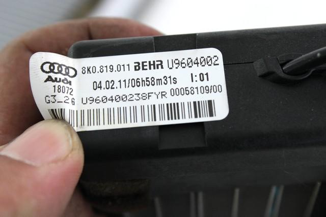 HLADILNIK ZA GRETJE OEM N. 8K0819011 ORIGINAL REZERVNI DEL AUDI Q5 8R B8 (10/2008 - 06/2012) DIESEL LETNIK 2011