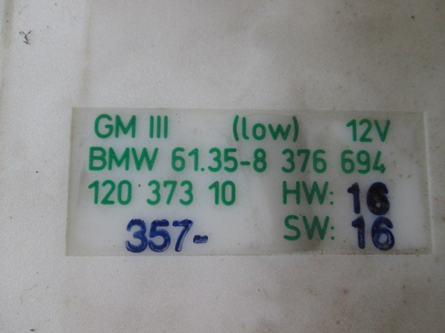 RACUNALNIK MOTORJA/REM OEM N. 376694 ORIGINAL REZERVNI DEL BMW SERIE 5 E39 BER/SW (1995 - 08/2000) DIESEL LETNIK 1997