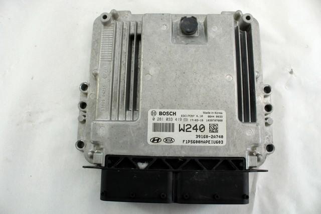 KOMPLET ODKLEPANJE IN VZIG  OEM N. 113293 KIT ACCENSIONE AVVIAMENTO ORIGINAL REZERVNI DEL KIA SOUL PS MK2 (2013 - 2018)DIESEL LETNIK 2017