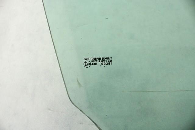 STEKLO SPREDNJIH DESNIH VRAT OEM N. 71743535 ORIGINAL REZERVNI DEL FIAT SEDICI FY R (05/2009 - 2014) DIESEL LETNIK 2012