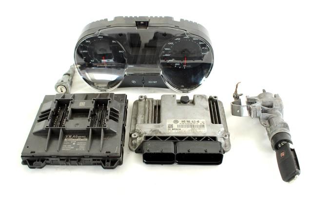 KOMPLET ODKLEPANJE IN VZIG  OEM N. 27586 KIT ACCENSIONE AVVIAMENTO ORIGINAL REZERVNI DEL SEAT IBIZA 6J5 6P1 MK4 BER/SW (2008 - 2012)DIESEL LETNIK 2010