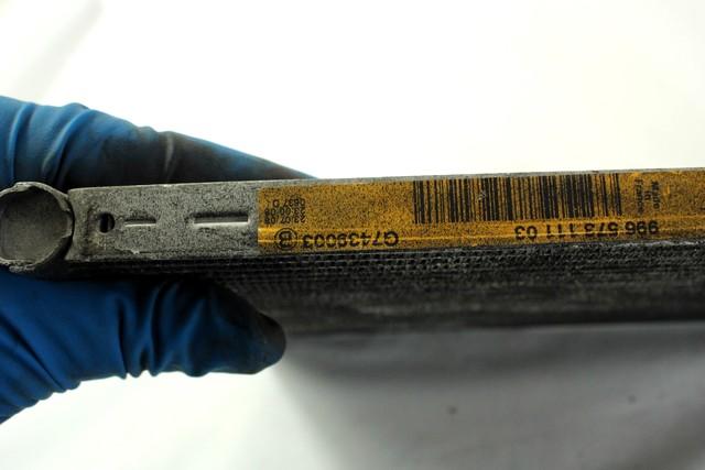 HLADILNIK KLIME OEM N. 99657311103 ORIGINAL REZERVNI DEL PORSCHE 911 996 (09/1997 - 12/2004)BENZINA LETNIK 2004