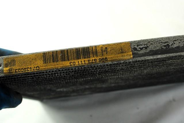 HLADILNIK KLIME OEM N. 99657311103 ORIGINAL REZERVNI DEL PORSCHE 911 996 (09/1997 - 12/2004)BENZINA LETNIK 2004