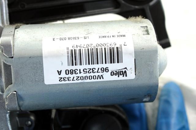 MOTORCEK ZADNJEGA BRISALCA OEM N. 9673251380 ORIGINAL REZERVNI DEL PEUGEOT 208 CA CC MK1 (2012 -2019) DIESEL LETNIK 2013