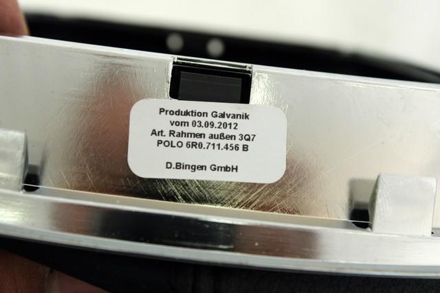 OEM N. 6R0711456B ORIGINAL REZERVNI DEL VOLKSWAGEN POLO 6R1 6C1 (06/2009 - 02/2014) BENZINA LETNIK 2012