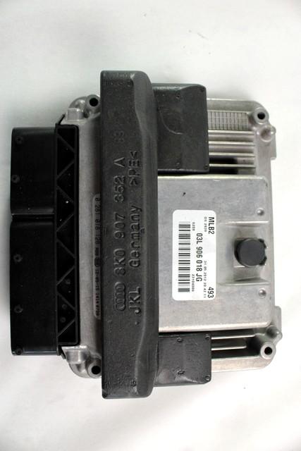 KOMPLET ODKLEPANJE IN VZIG  OEM N. 11989 KIT ACCENSIONE AVVIAMENTO ORIGINAL REZERVNI DEL AUDI A5 8T R COUPE/5P  (08/2011 - 06/2016) DIESEL LETNIK 2012