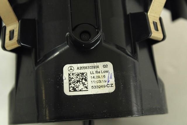 ODVOD ZRAKA OEM N. A2058303904 ORIGINAL REZERVNI DEL MERCEDES CLASSE C W205 C205 BER/SW (DAL 2014)DIESEL LETNIK 2017