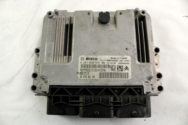 KOMPLET ODKLEPANJE IN VZIG  OEM N. 33395 KIT ACCENSIONE AVVIAMENTO ORIGINAL REZERVNI DEL CITROEN C3 MK2 SC (2009 - 2016) DIESEL LETNIK 2014