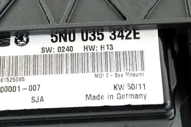 RAZNE KRMILNE ENOTE  OEM N. 5N0035342E ORIGINAL REZERVNI DEL VOLKSWAGEN PASSAT B7 362 365 BER/SW (10/2010 - 2015)DIESEL LETNIK 2012