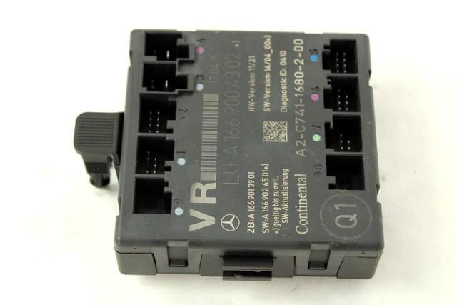 RACUNALNIK VRAT IN STEKEL OEM N. A1669004302 ORIGINAL REZERVNI DEL MERCEDES CLA C117 X117 BER/SW (2013 - 2019) DIESEL LETNIK 2016