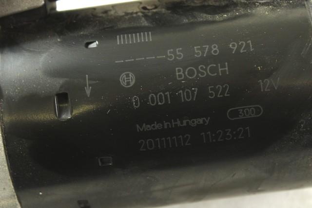 ZAGANJAC MOTORJA  OEM N. 55578921 ORIGINAL REZERVNI DEL OPEL CORSA D R S07 (02/2011 - 2014) BENZINA/GPL LETNIK 2012