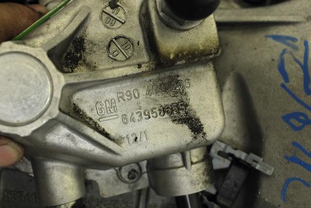 ROCNI MENJALNIK OEM N. 55565177 CAMBIO MECCANICO ORIGINAL REZERVNI DEL OPEL CORSA D R S07 (02/2011 - 2014) BENZINA/GPL LETNIK 2012