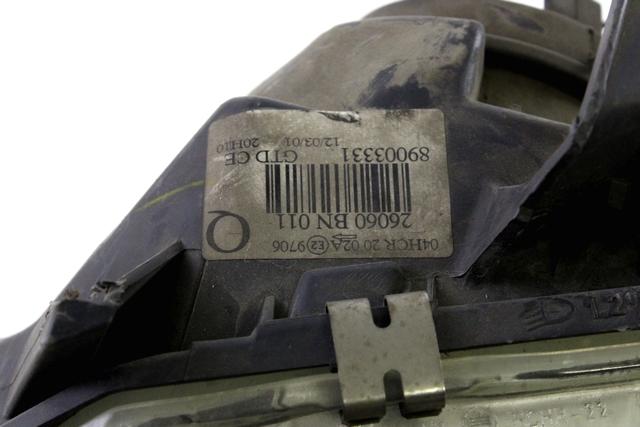 SPREDNJI LEVI ZAROMETI  OEM N. 26060BN01A  ORIGINAL REZERVNI DEL NISSAN ALMERA N16 (2000 - 2006)DIESEL LETNIK 2000