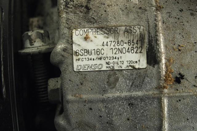 KOMPRESOR KLIME  OEM N. 447280-6541 ORIGINAL REZERVNI DEL MERCEDES CLASSE B W246 (2011 - 2018)DIESEL LETNIK 2012