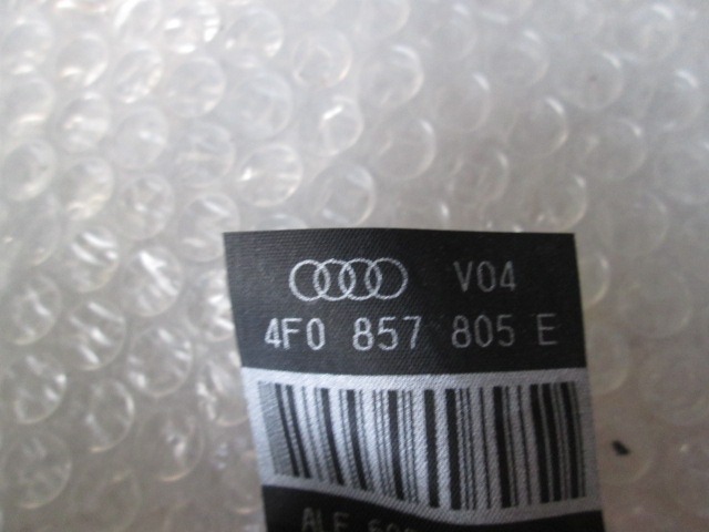 VARNOSTNI PAS OEM N. 4F0857805E ORIGINAL REZERVNI DEL AUDI A6 C6 4F2 4FH 4F5 BER/SW/ALLROAD (07/2004 - 10/2008) DIESEL LETNIK 2007