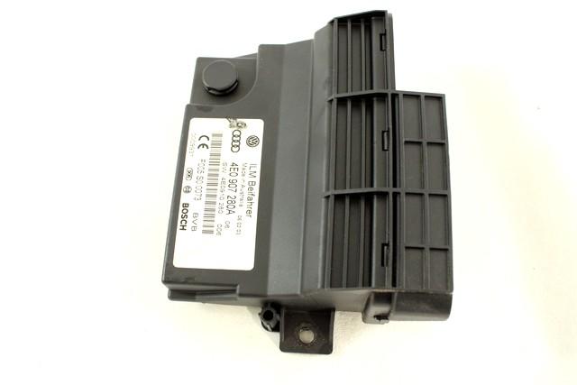 RACUNALNIK MOTORJA/REM OEM N. 4E0907280A ORIGINAL REZERVNI DEL AUDI A8 MK2 D3/4E (2002 - 2009)BENZINA LETNIK 2004
