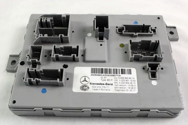 KONTROLA UDOBJA (BLUE & ME) OEM N. A2229006014 ORIGINAL REZERVNI DEL MERCEDES CLASSE C W205 C205 BER/SW (DAL 2014) LETNIK 2017