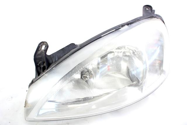 SPREDNJI LEVI ZAROMETI  OEM N. 9196231 ORIGINAL REZERVNI DEL OPEL CORSA C X01 (10/2000 - 2004) BENZINA LETNIK 2002