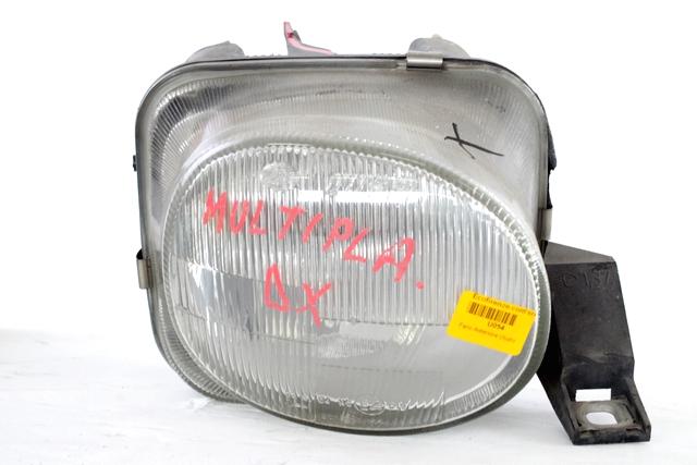 SPREDNJI DESNI ZAROMETI OEM N. 46512540 ORIGINAL REZERVNI DEL FIAT MULTIPLA 186 (1998 - 2002) BENZINA/METANO LETNIK 2001