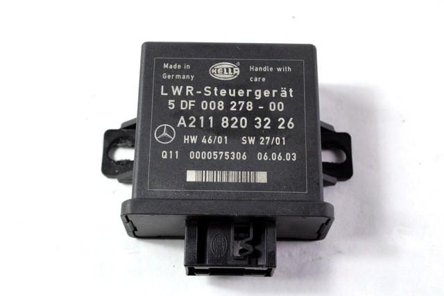 RACUNALNIK ZAROMETOV OEM N. A2118203226 ORIGINAL REZERVNI DEL MERCEDES CLASSE E W211 S211 BER/SW (03/2002 - 05/2006) DIESEL LETNIK 2003