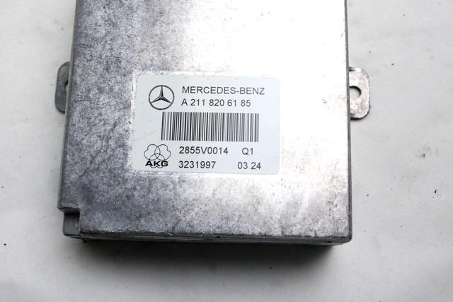 RACUNALNIK TELEFONA  OEM N. A2118206185 ORIGINAL REZERVNI DEL MERCEDES CLASSE E W211 S211 BER/SW (03/2002 - 05/2006) DIESEL LETNIK 2003