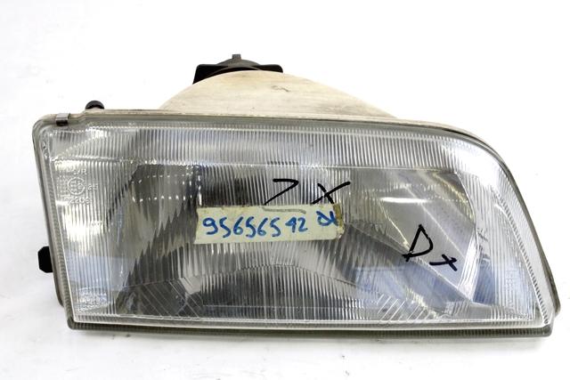 SPREDNJI DESNI ZAROMETI OEM N. 95656542 ORIGINAL REZERVNI DEL CITROEN ZX (1991 - 1998)BENZINA LETNIK 1991